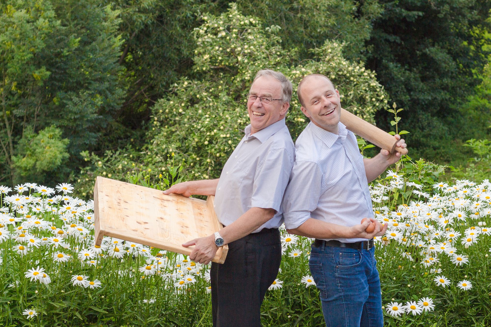 Foto von den Zimmermann Männern